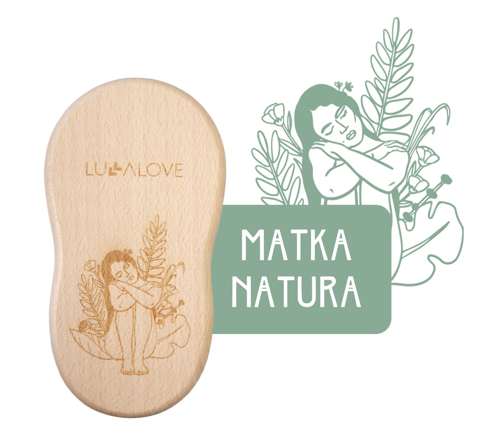 Średnia szczotka - szczecina, edycja limitowana Matka Natura