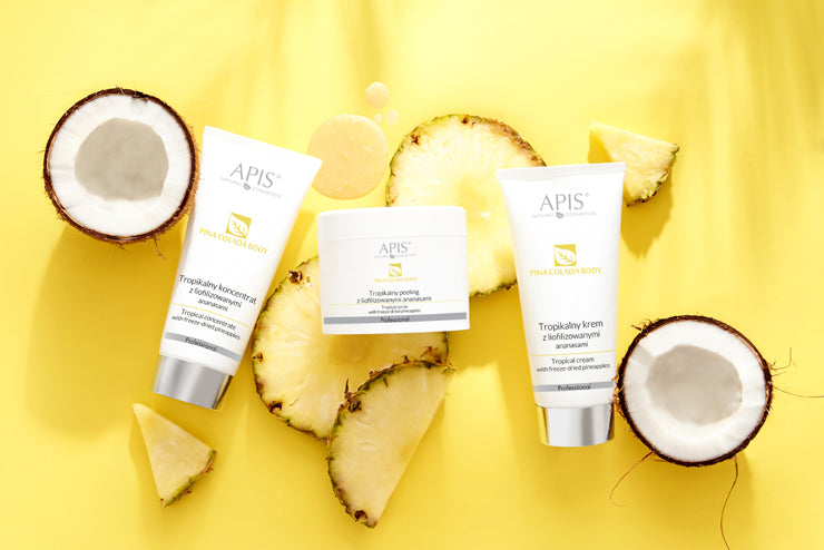 PINA COLADA BODY Tropikalny krem z liofilizowanymi ananasami