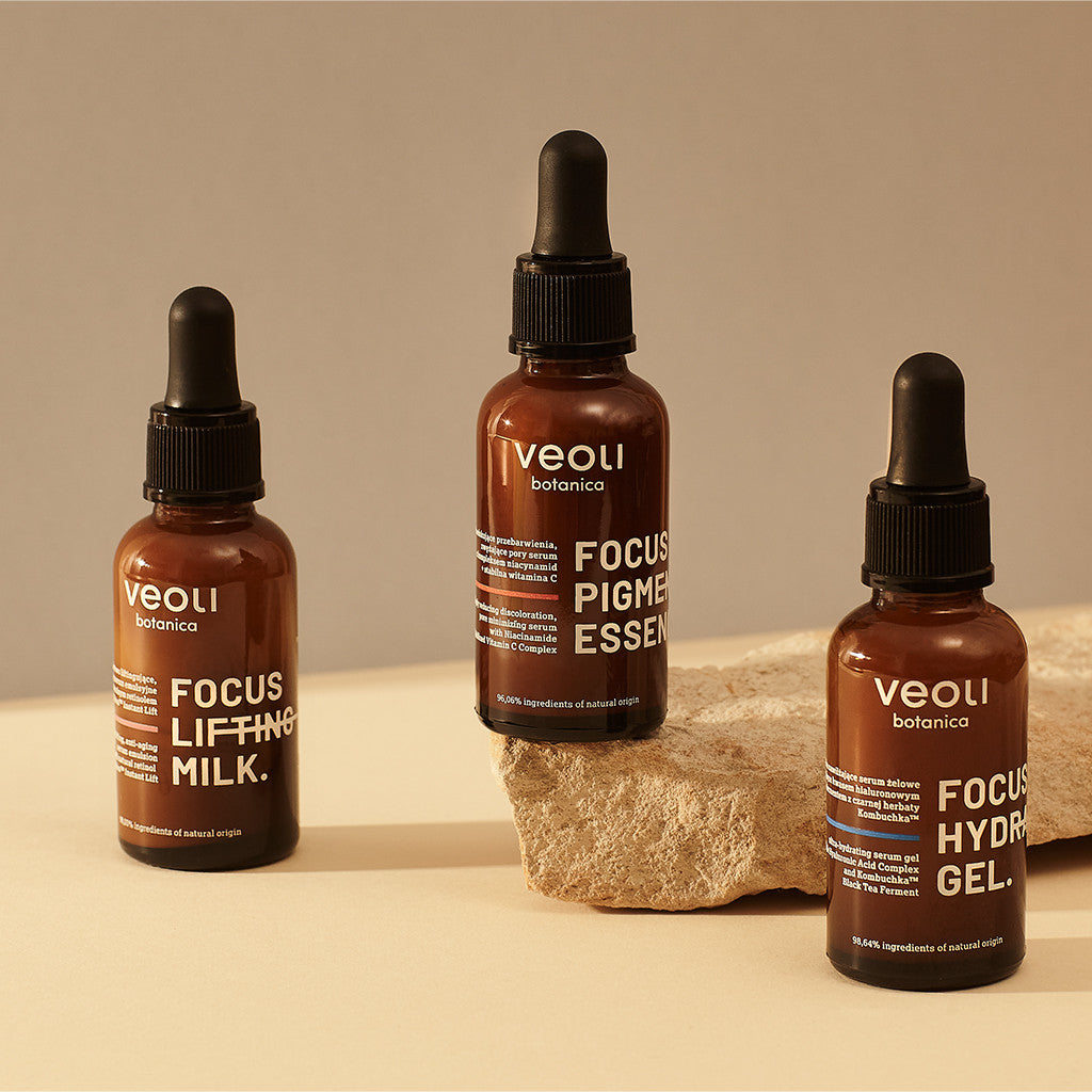 Natychmiastowo liftingujące, anti-aging serum emulsyjne z roślinnym zamiennikiem retinolu i Fision® Instant Lift FOCUS LIFTING MILK