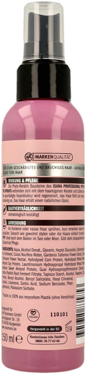 ISANA Phyto-Keratin Odżywka do włosów w spray'u