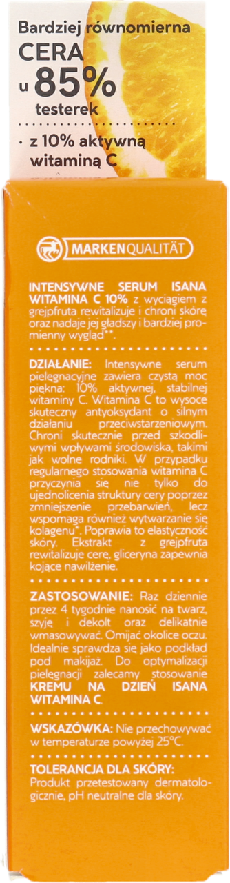 ISANA Vitamin C Serum do twarzy - rozjaśniające