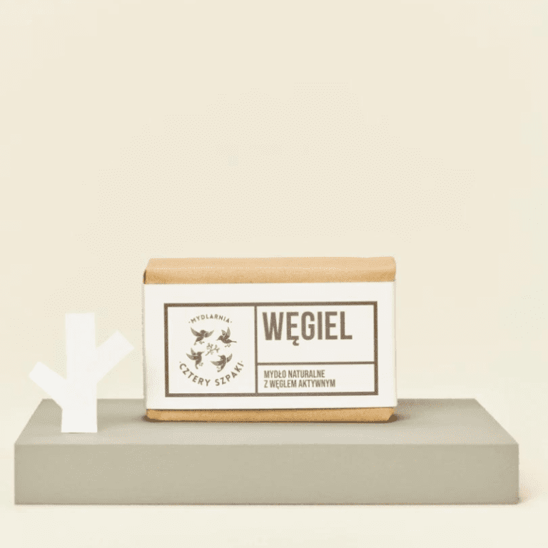 Węgiel - naturalne mydło w kostce