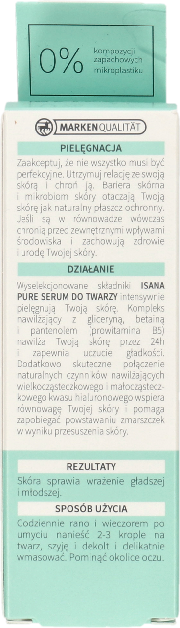 ISANA Pure - Serum nawilżajace