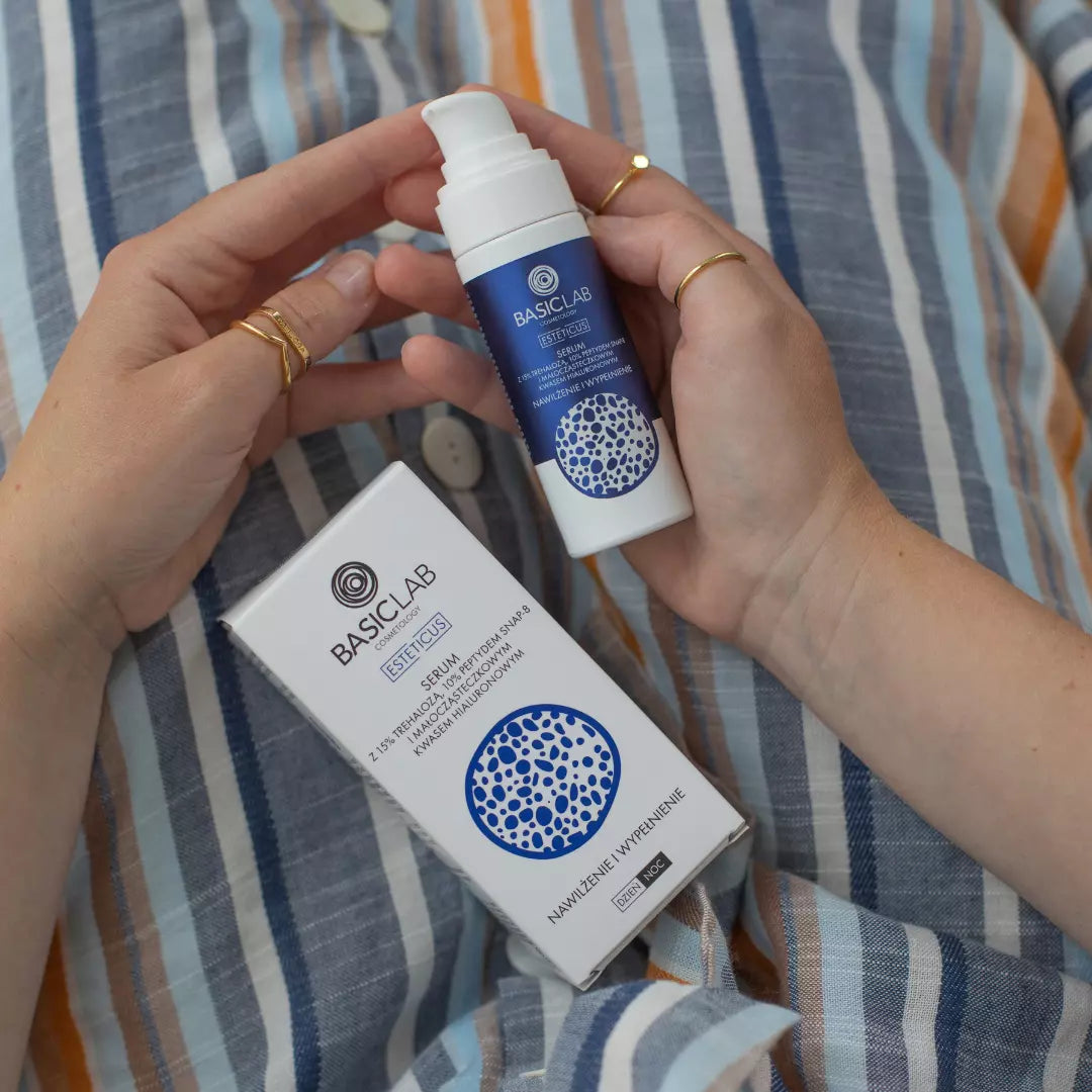 SERUM Z TREHALOZĄ 15% I 10% PEPTYDEM NAWILŻENIE I WYPEŁNIENIE