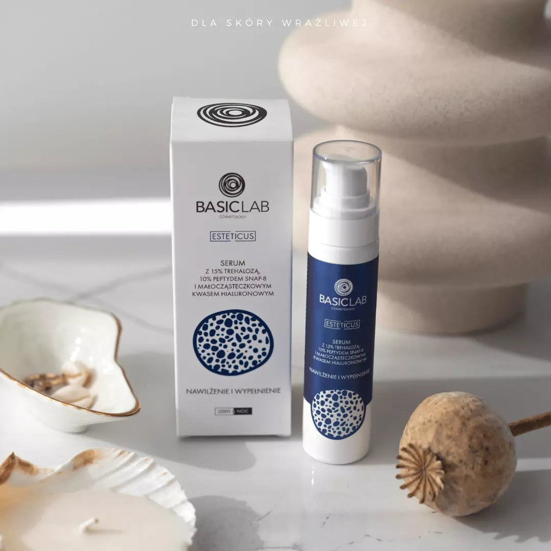 SERUM Z TREHALOZĄ 15% I 10% PEPTYDEM NAWILŻENIE I WYPEŁNIENIE