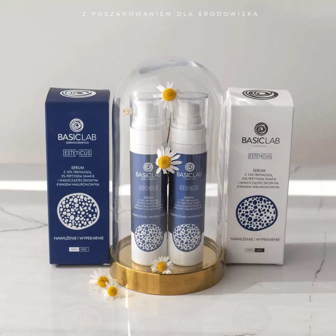 SERUM Z TREHALOZĄ 15% I 10% PEPTYDEM NAWILŻENIE I WYPEŁNIENIE