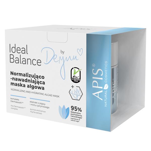 IDEAL BALANCE BY DEYNN Normalizująco-nawadniająca maska algowa