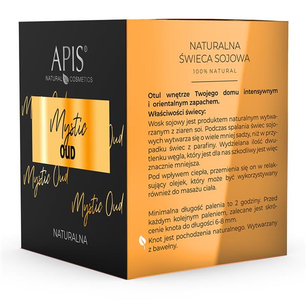 Mystic Oud Naturalna świeca sojowa 100%