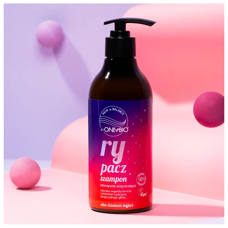 Hair in Balance by ONLYBIO Rypacz Szampon intensywnie oczyszczający