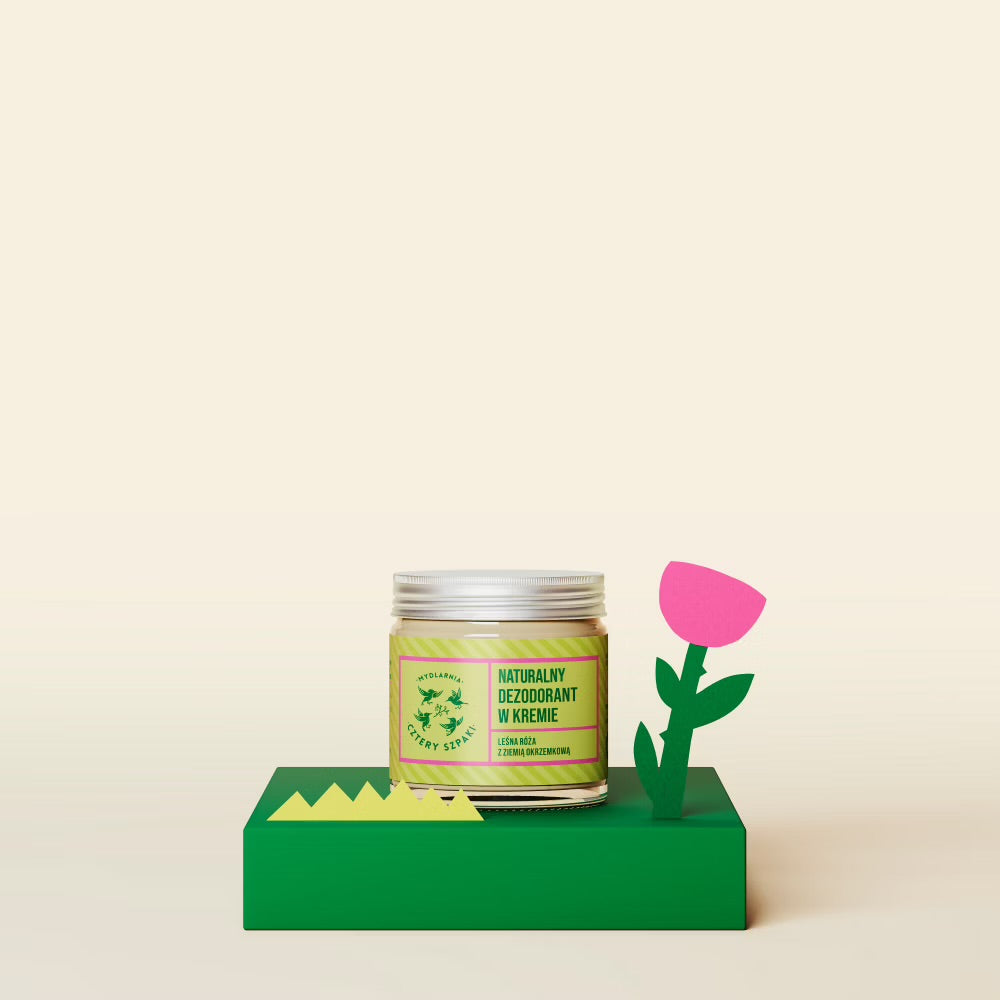 Naturalny dezodorant w kremie - Leśna Róża