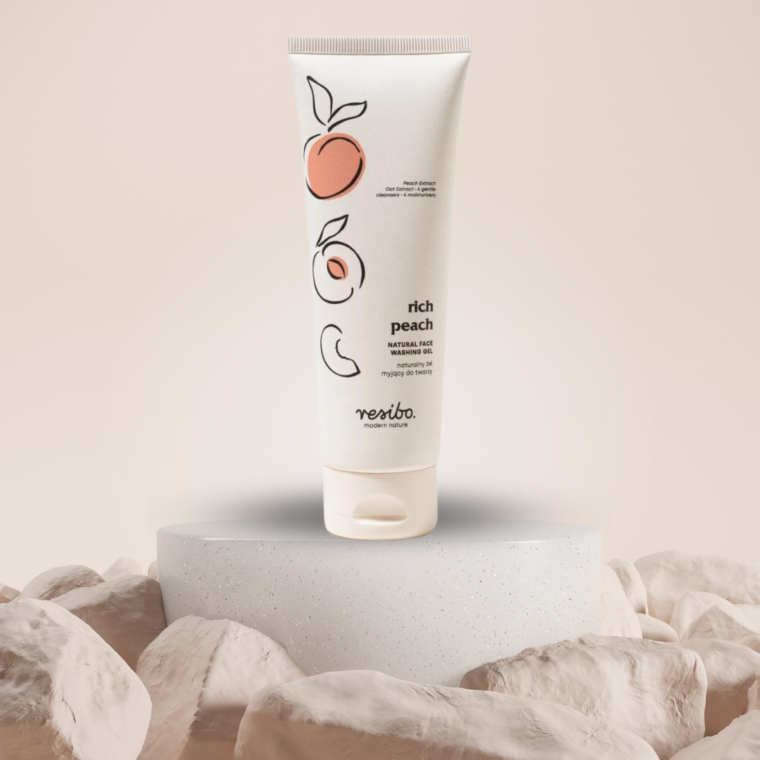Rich Peach naturalny żel do mycia twarzy