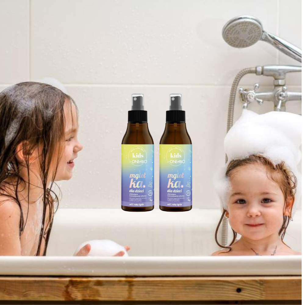 Hair in Balance Kids by ONLYBIO Mgiełka dla dzieci ułatwiająca rozczesywanie włosów