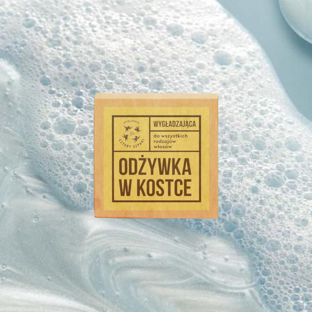Wygładzająca odżywka do włosów w kostce