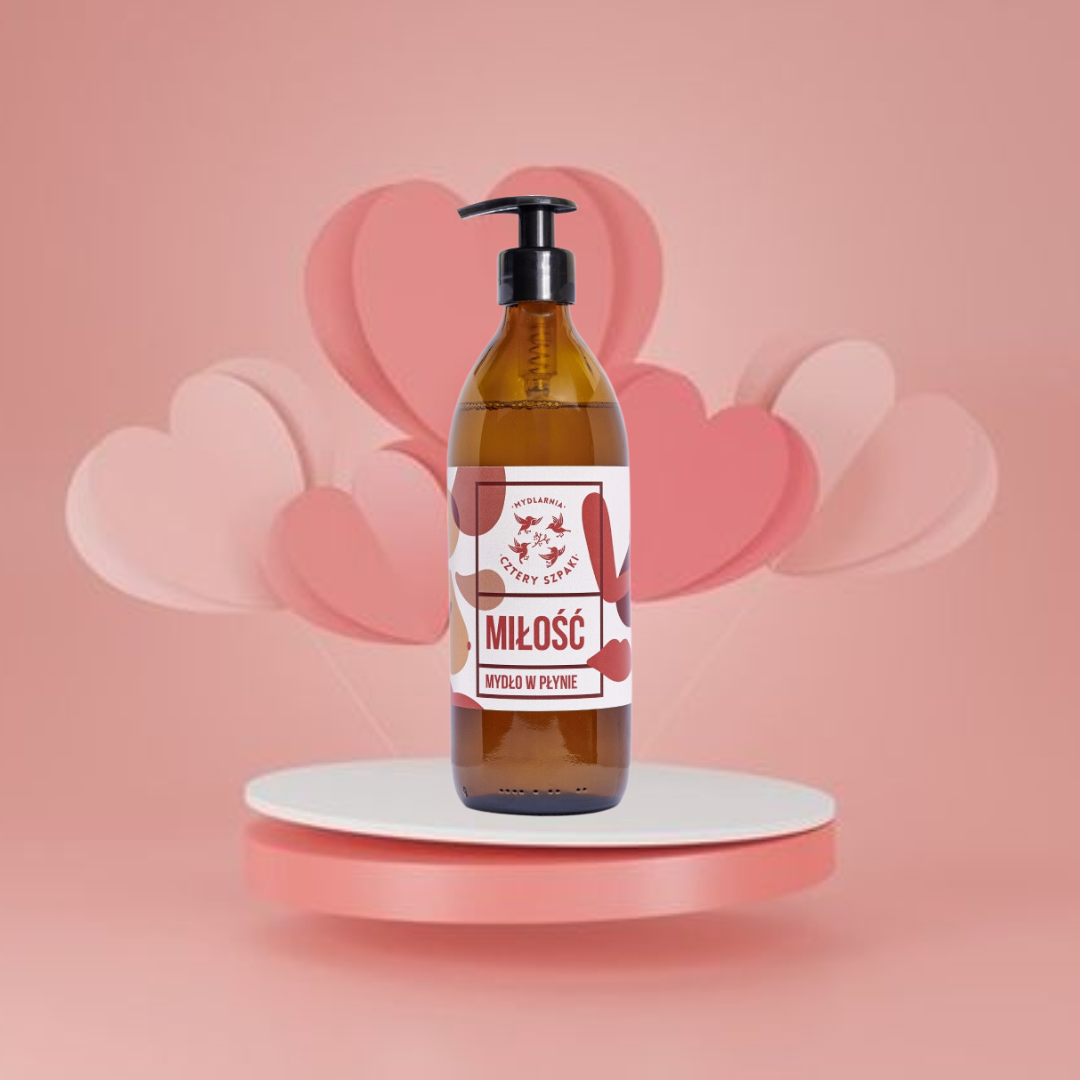 Miłość - naturalne mydło w płynie