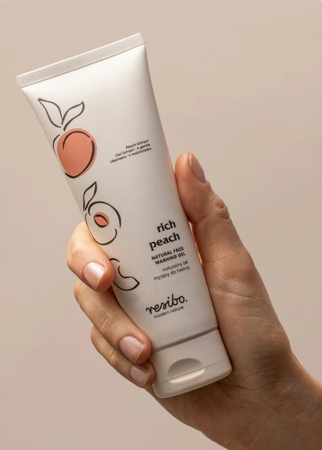 Rich Peach naturalny żel do mycia twarzy