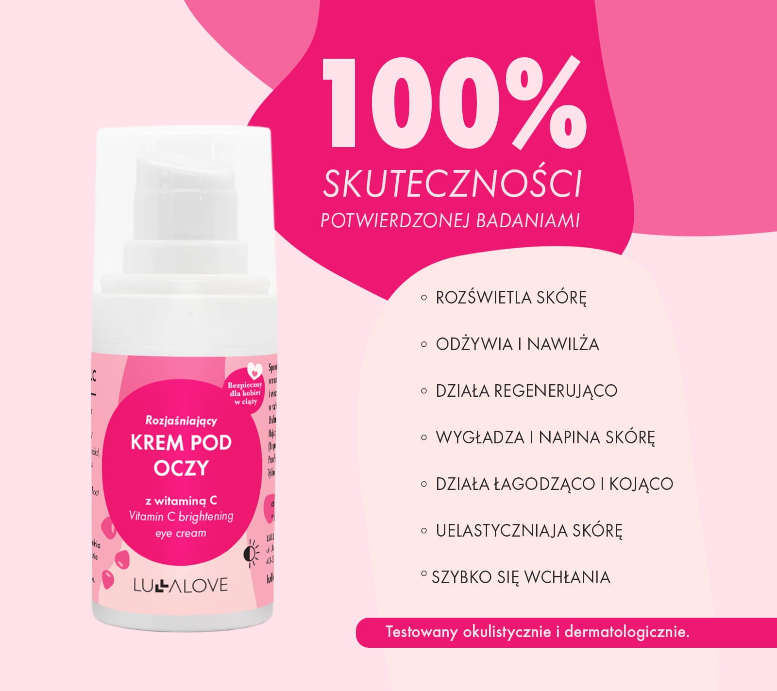 Rozjaśniający krem pod oczy z witaminą C