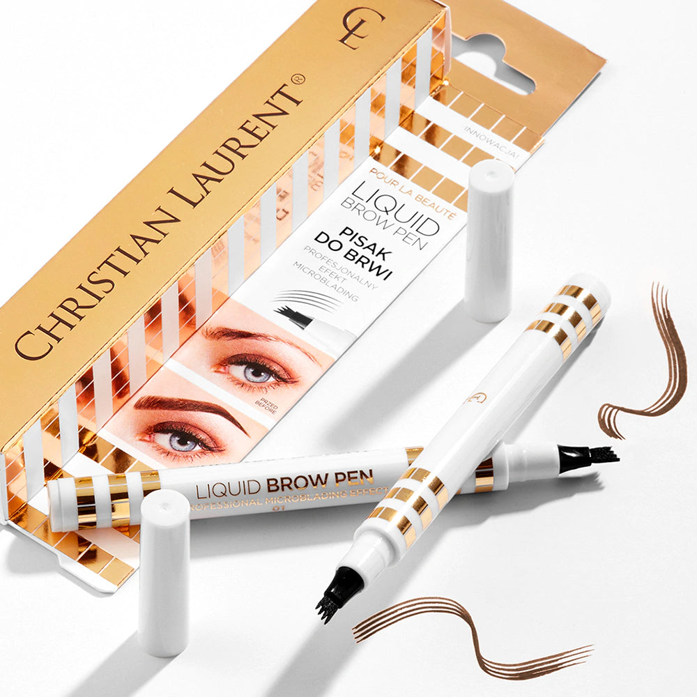 Pisak do brwi nr 01 - profesjonalny efekt microblading