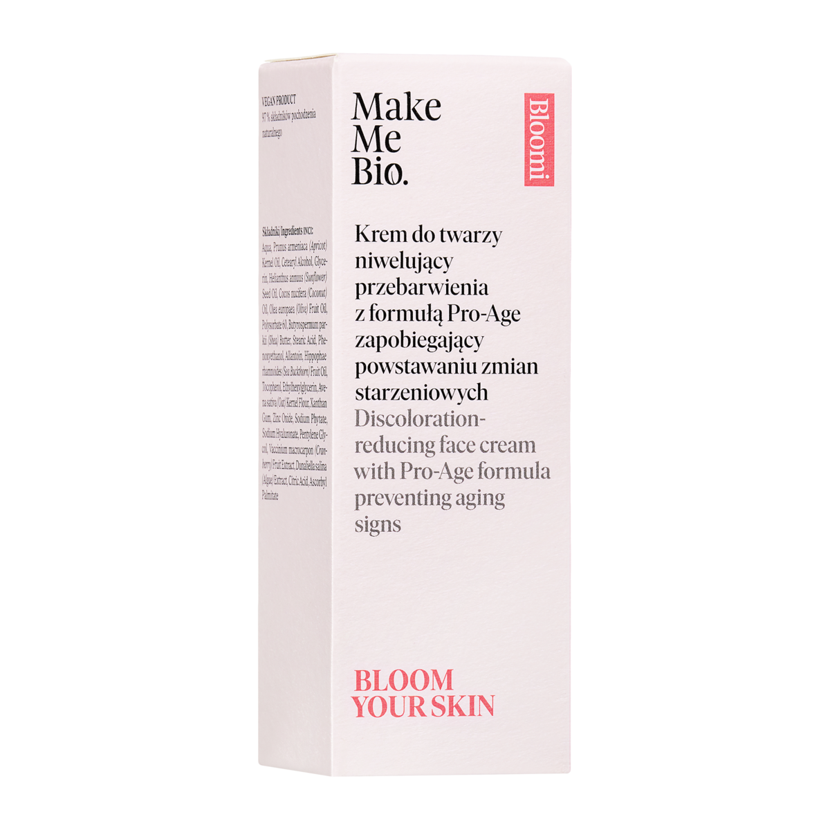 BLOOM YOUR SKIN Krem do twarzy niwelujący przebarwienia, z formułą Pro-Age zapobiegający powstawaniu zmian starzeniowych