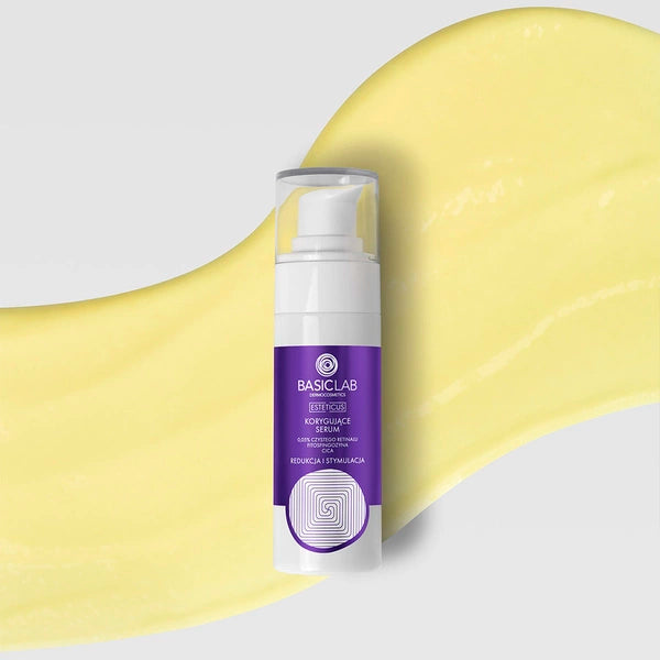 Korygujące serum 0,05% czystego retinalu, fitosfingozyna, CICA, Redukcja i Stymulacja