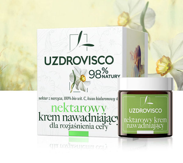 Nektarowy krem nawadniający dla rozjaśnienia cery