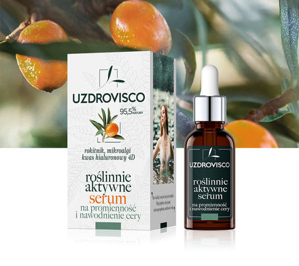 Roślinnie aktywne serum na promienność i nawodnienie cery - rokitnik
