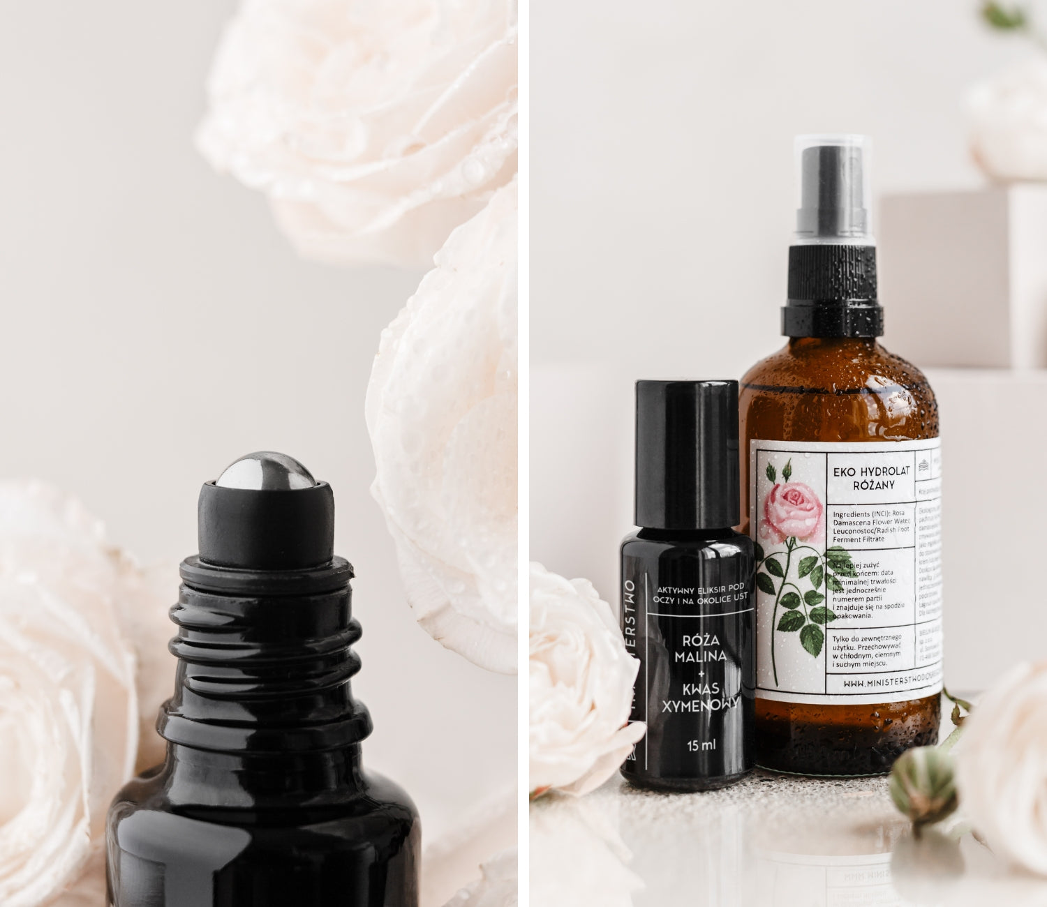 RÓŻA-MALINA - SERUM POD OCZY I NA OKOLICE UST