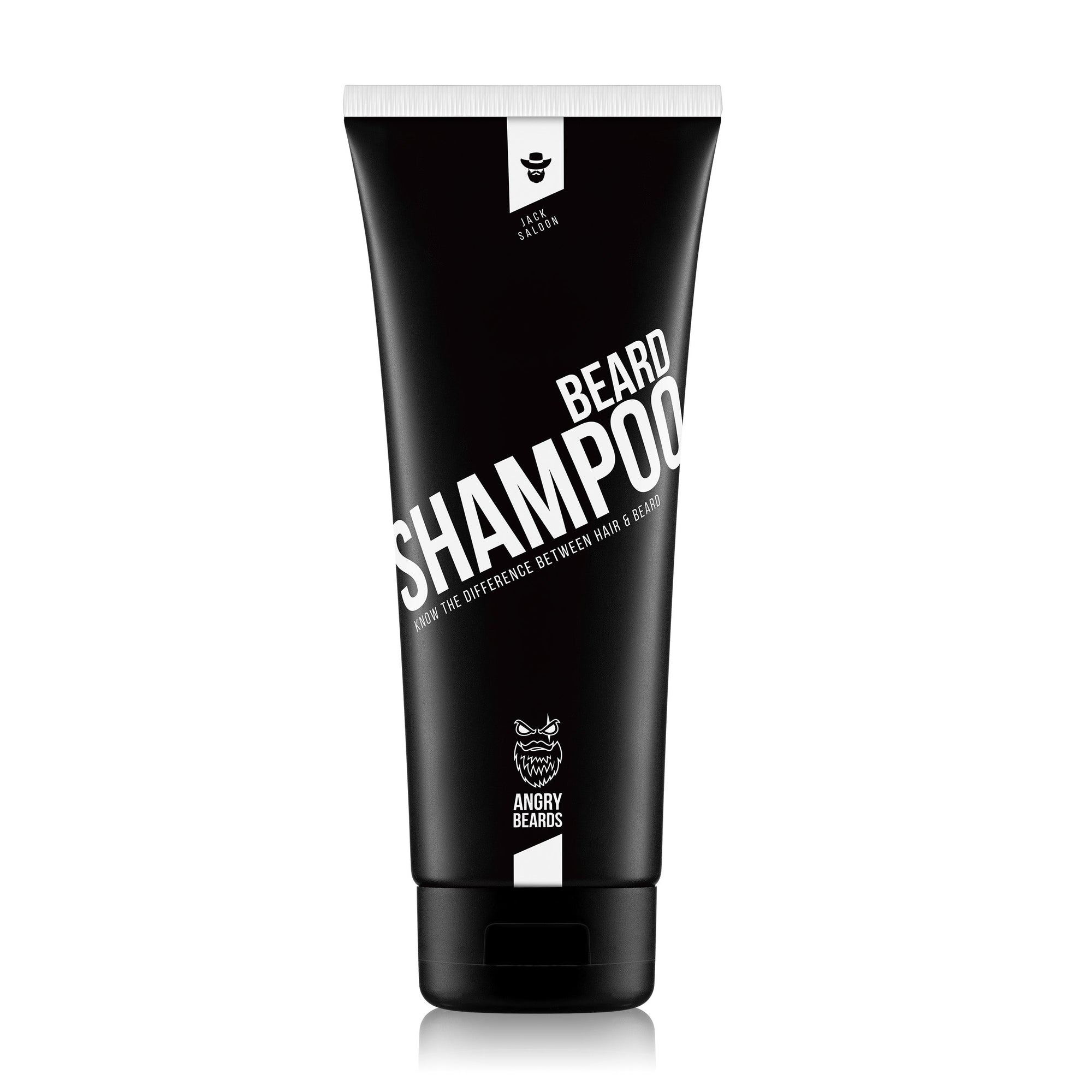 Angry Beards Jack Saloon Skjeggsjampo 250ml - Tuxedo.no - Nettbutikk Oslo Norway