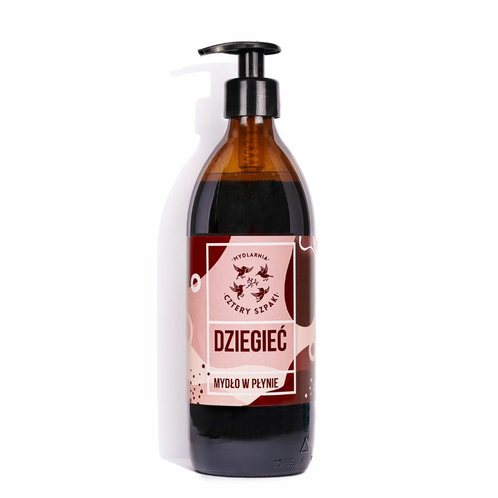 Dziegieć - naturalne mydło w płynie na problemy skórne