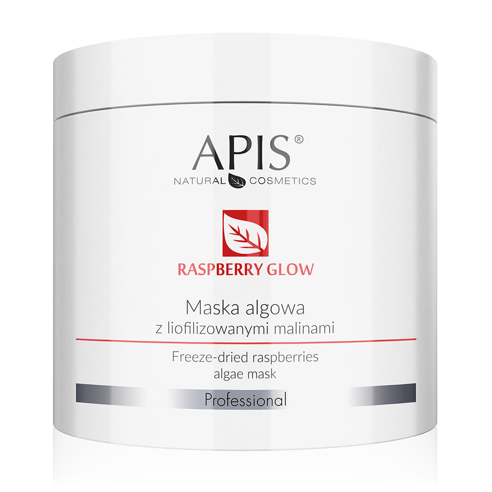 RASPBERRY GLOW Maska algowa z liofilizowanymi malinami