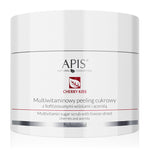 CHERRY KISS Multiwitaminowy peeling cukrowy z liofilizowanymi wiśniami i acerolą