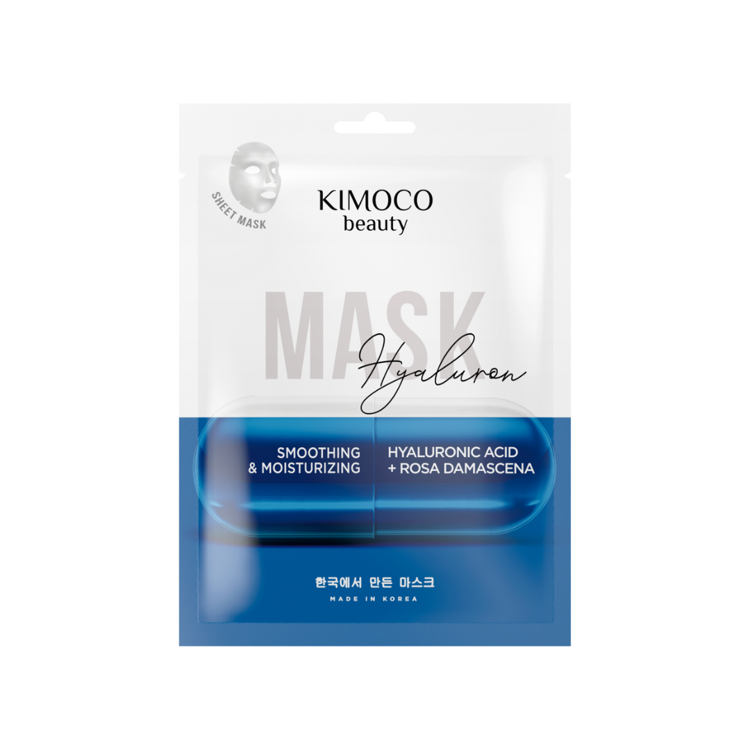 KIMOCO Beauty HYALURON - Maska do twarzy, odmładzająca