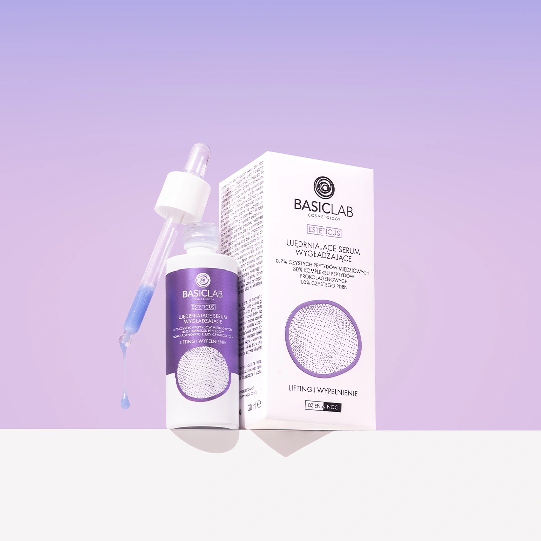 Ujędrniające serum wygładzające 0,7% czystych peptydów miedziowych 30 ml
