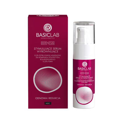 ESTETICUS Stymulujące serum wyrównujące, 0,3% estru kwasu adapalenu