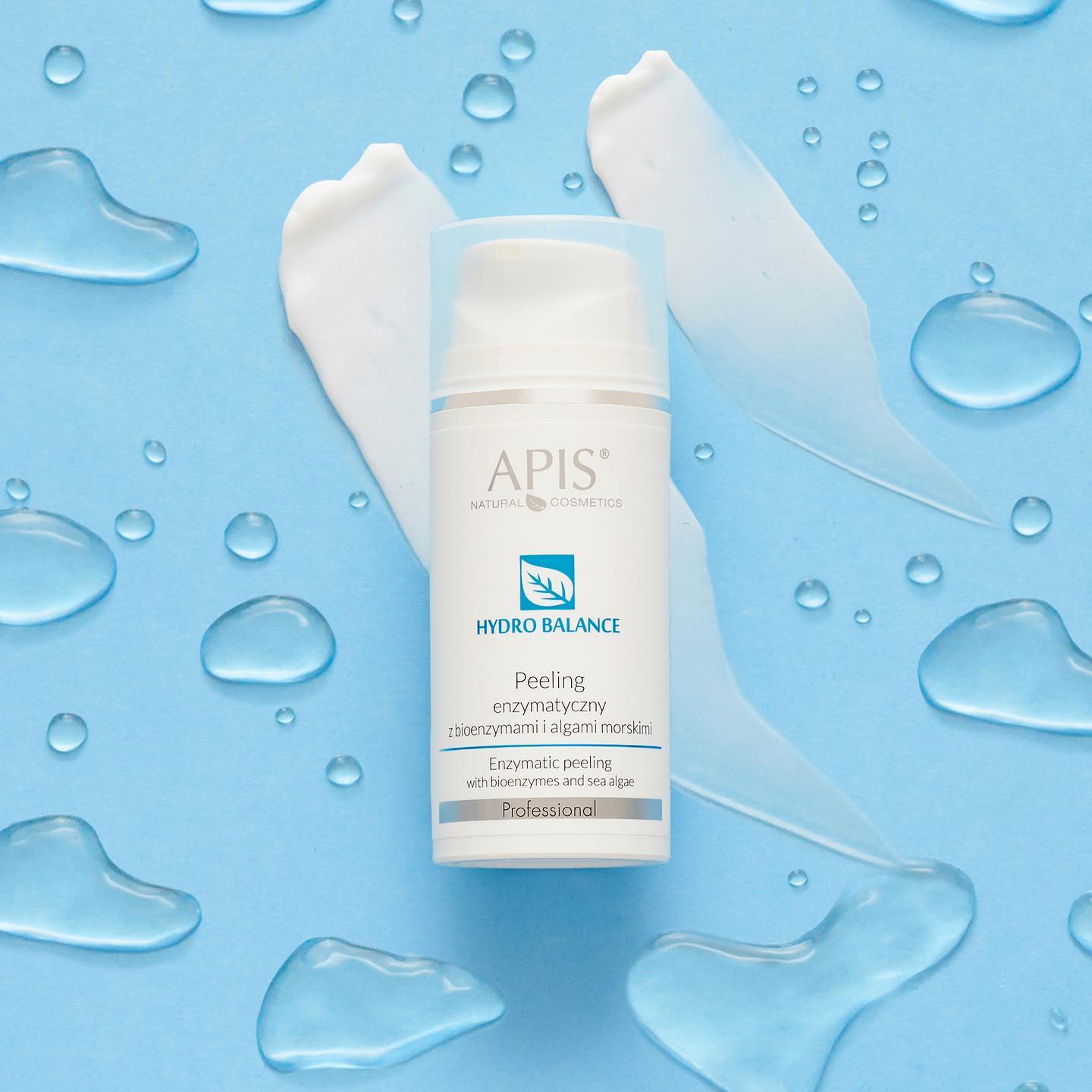 HYDRO BALANCE Peeling enzymatyczny z bioenzymami i algami morskimi