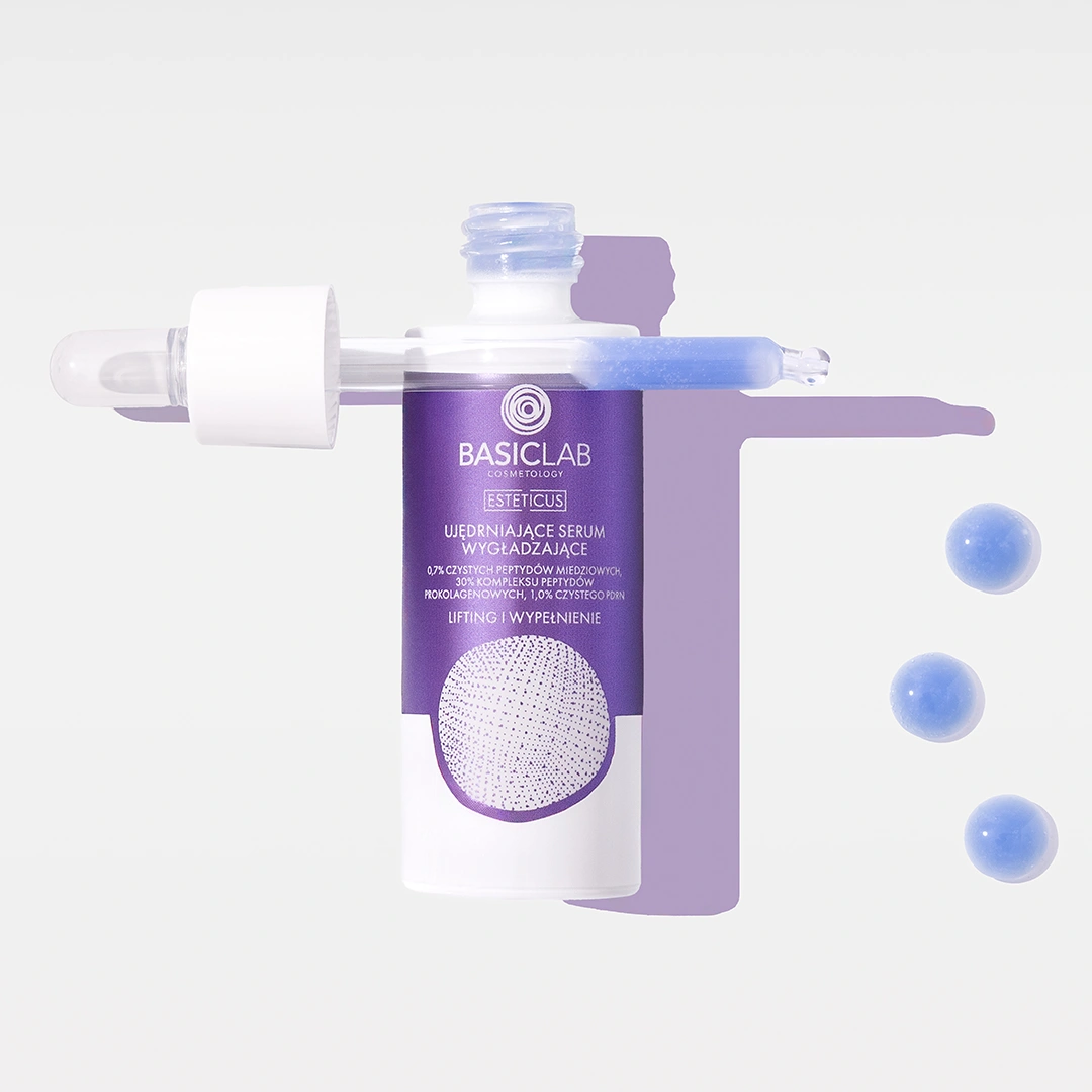 Ujędrniające serum wygładzające 0,7% czystych peptydów miedziowych 30 ml