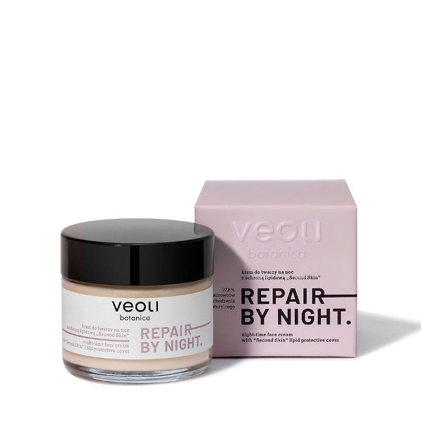 Krem do twarzy na noc z ochroną lipidową “Second Skin” REPAIR BY NIGHT 50 ml