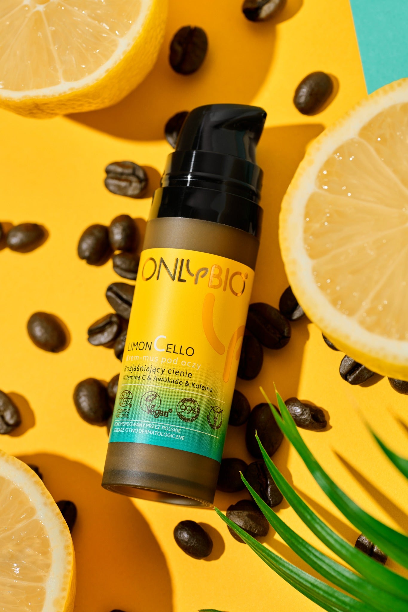 ONLYBIO Limoncello Krem-mus pod oczy rozjaśniający cienie