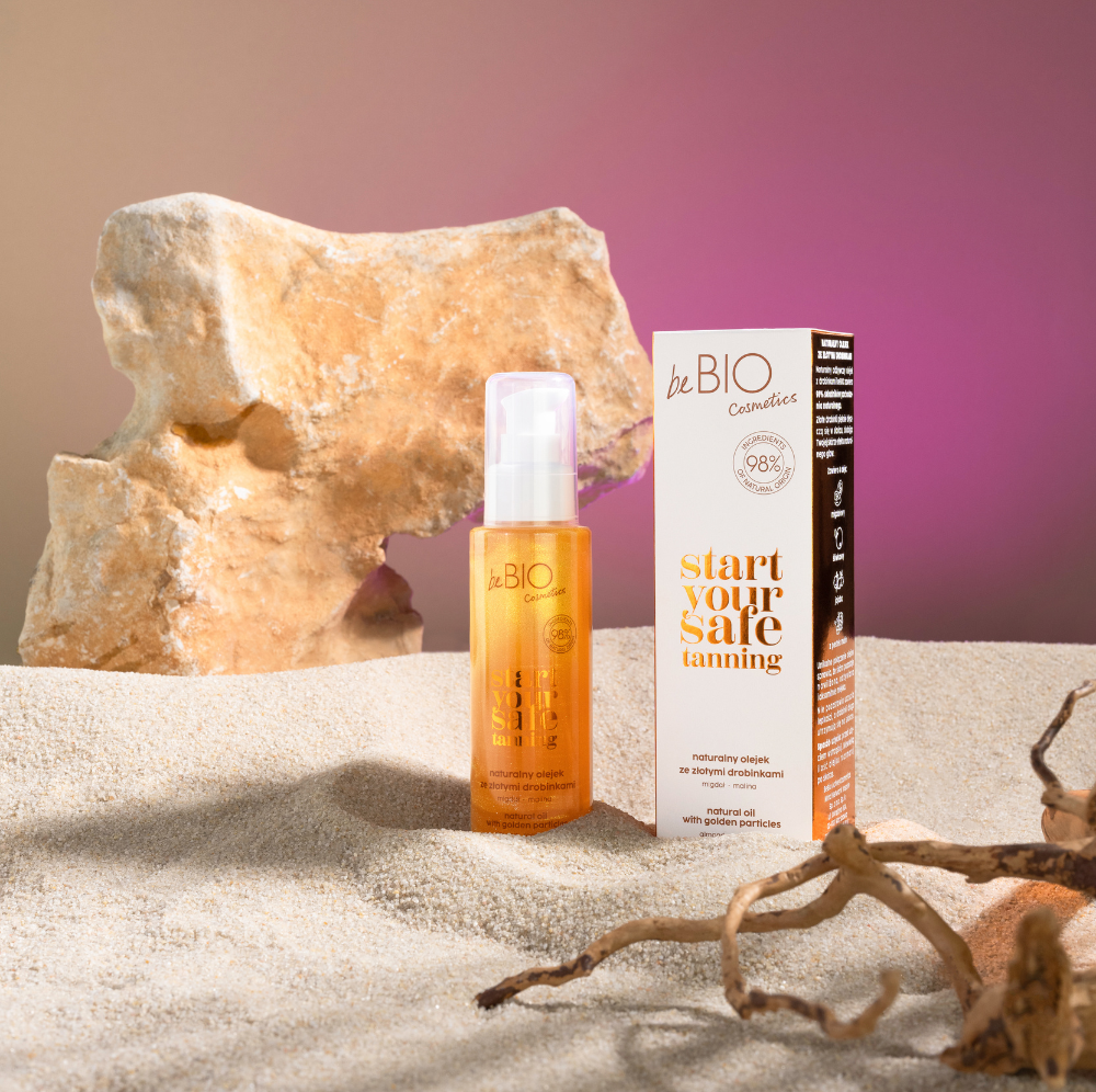 START YOUR SAFE TANNING NATURALNY OLEJEK ZE ZŁOTYMI DROBINKAMI