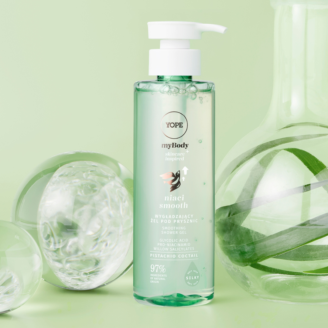 Pistachio coctail - Wygładzający żel pod prysznic myBODY