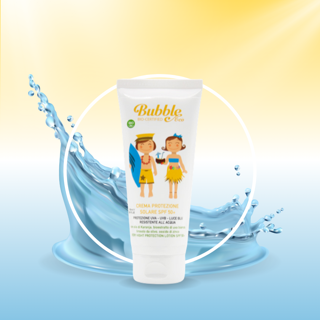 Organiczny Krem Przeciwsłoneczny dla Dzieci I Niemowląt SPF 50 z Filtrami Mineralnymi 0m+