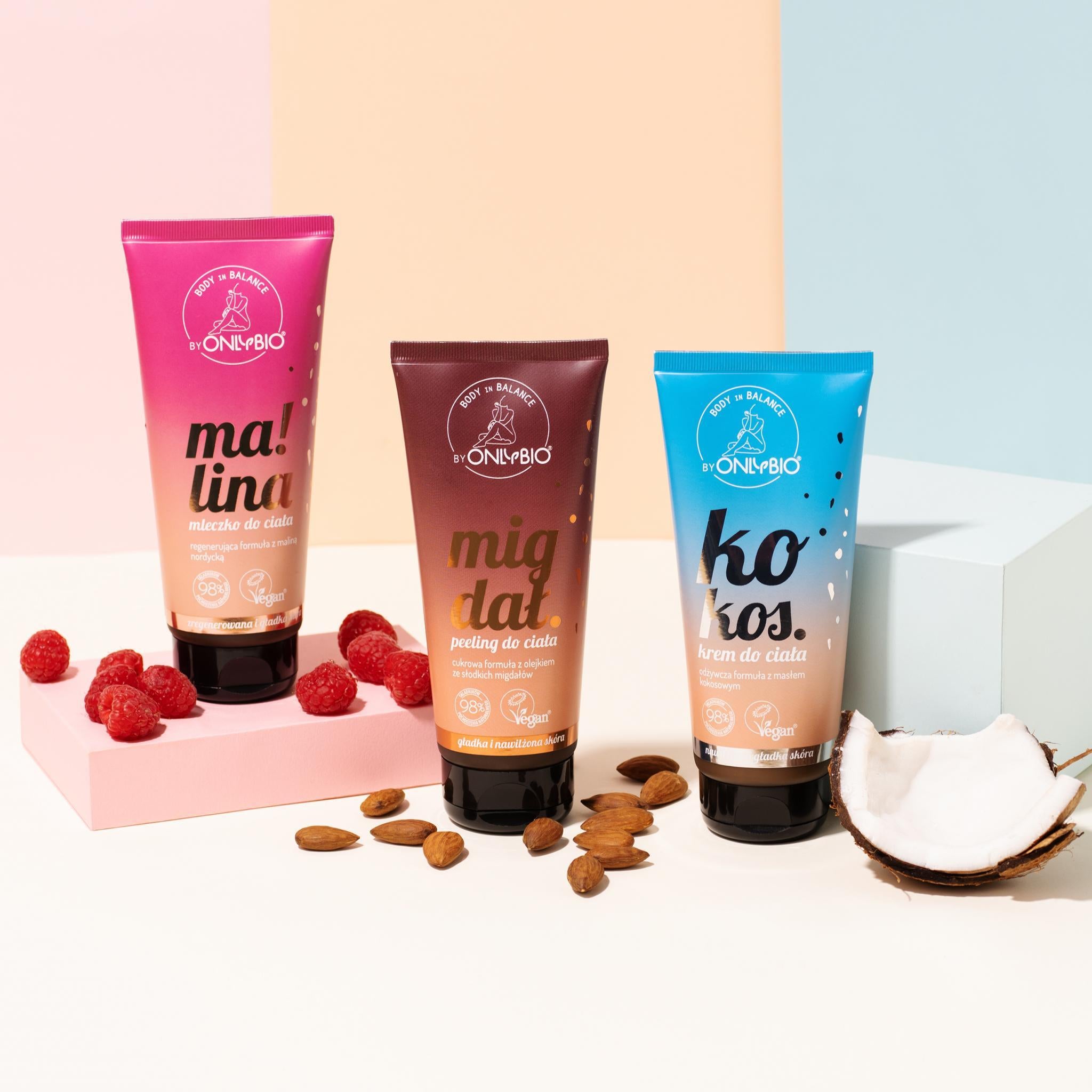 Body in Balance by ONLYBIO Peeling do ciała migdałowy