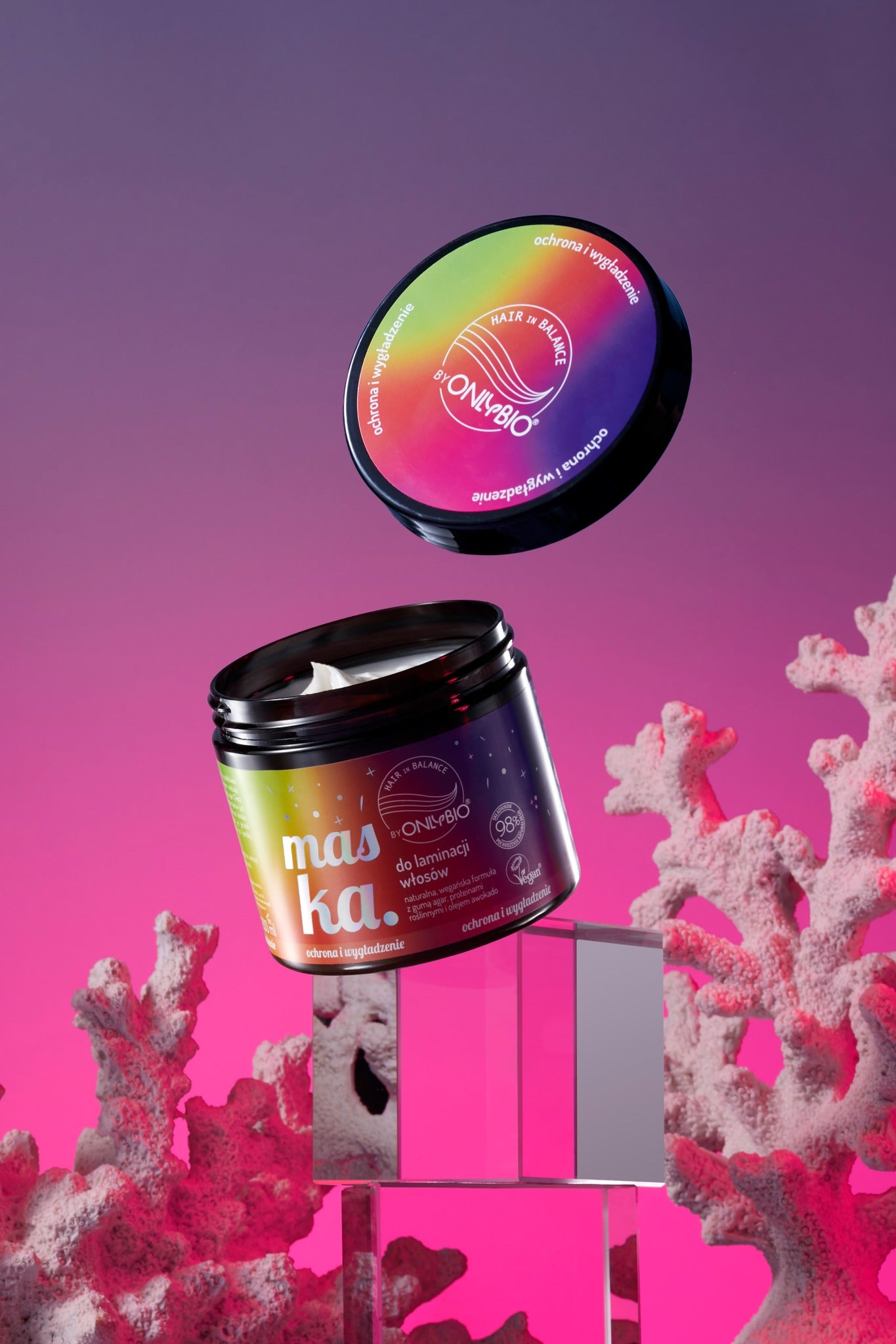 Hair in Balance by ONLYBIO Maska do laminacji włosów