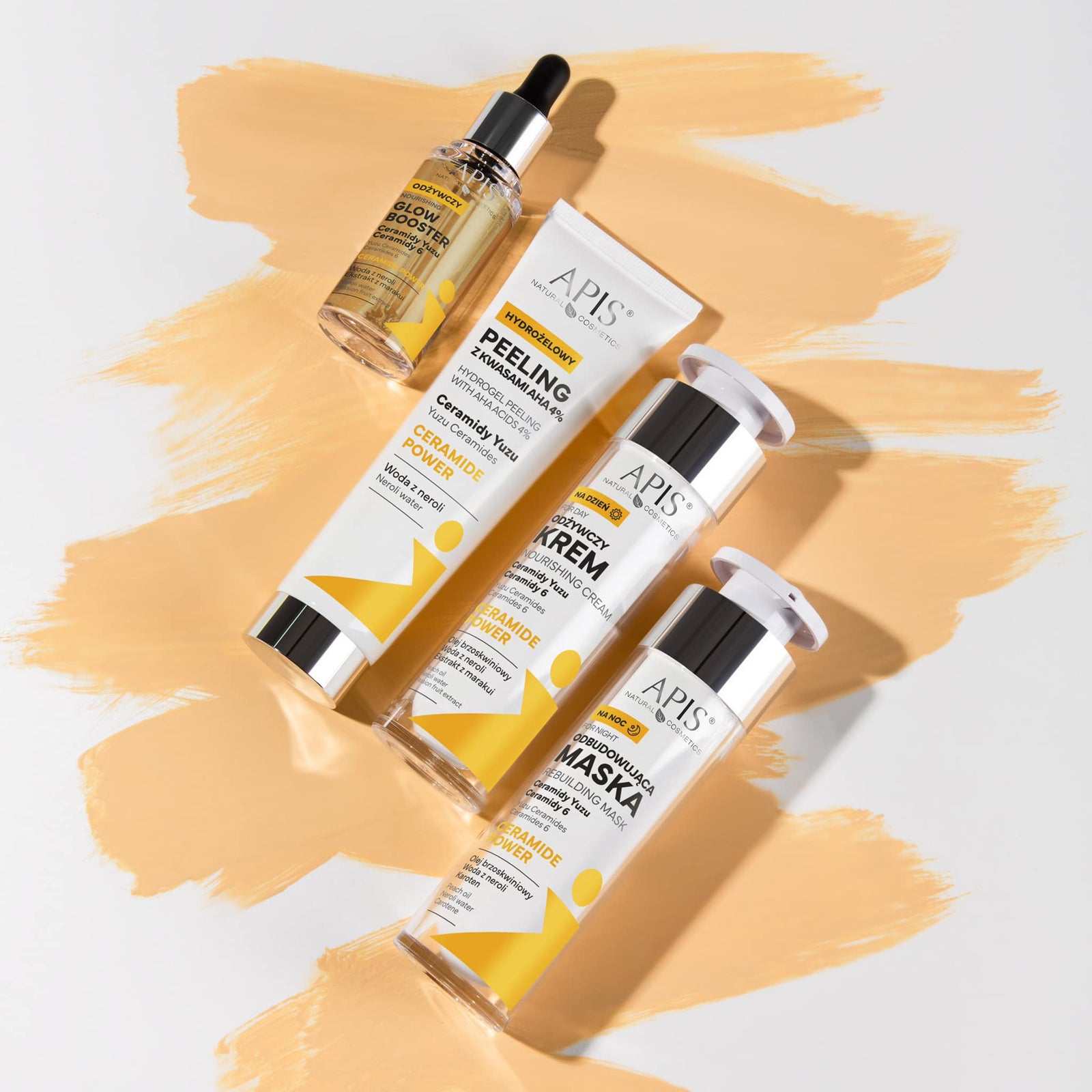 CERAMIDE POWER Hydrożelowy Peeling z kwasami AHA 4%