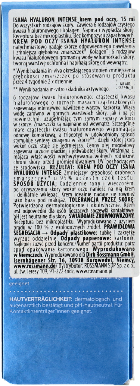 ISANA Hyaluron Intense