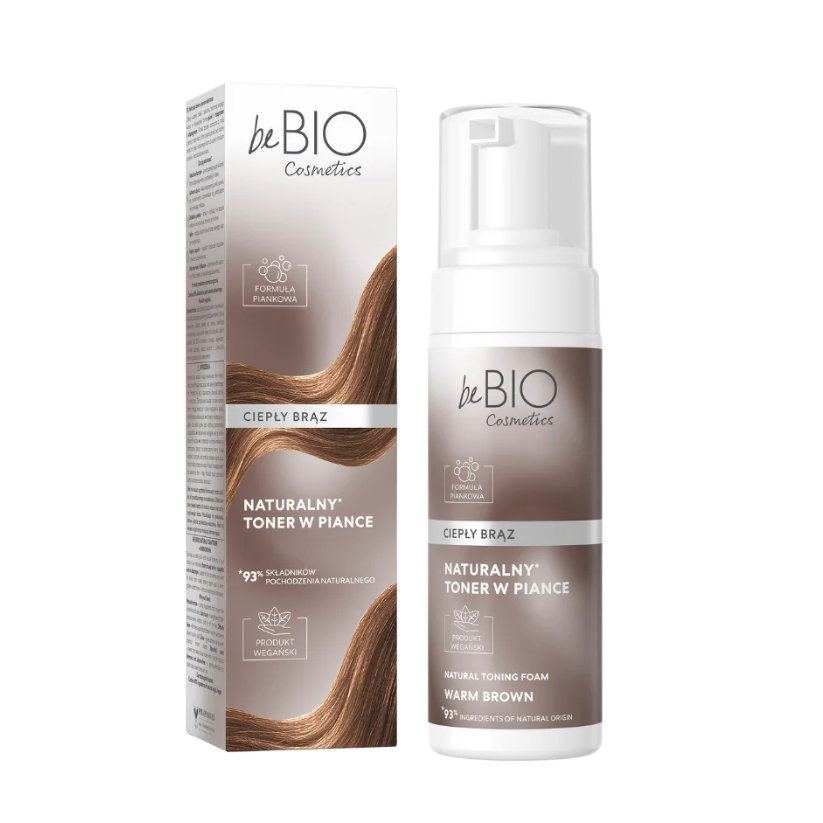 Naturalny toner w piance CIEPŁY BRĄZ, 120 ml