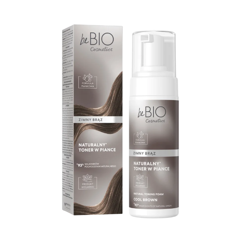 Naturalny toner w piance ZIMNY BRĄZ, 120 ml