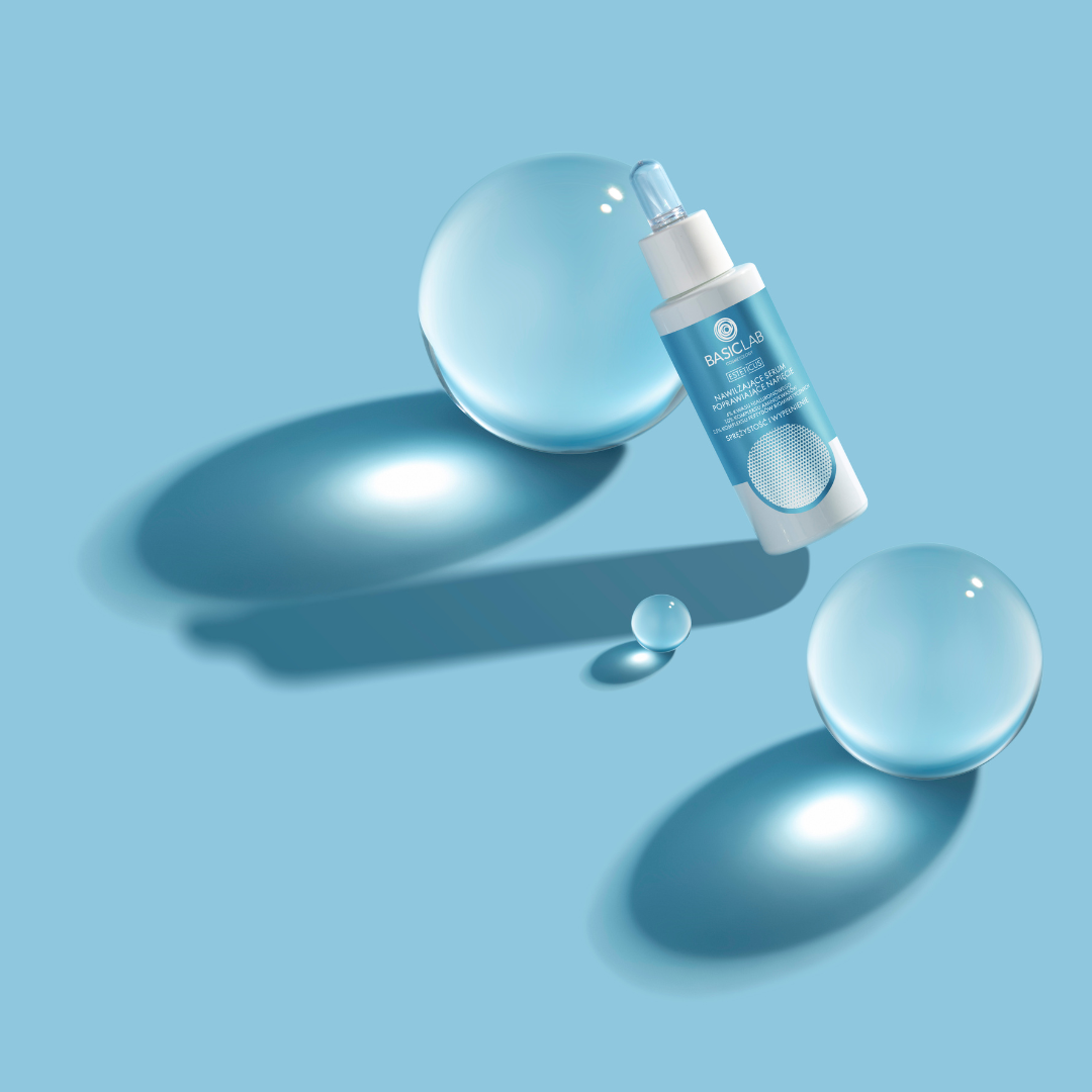 NAWILŻAJĄCE SERUM POPRAWIAJĄCE NAPIĘCIE Z 4% KWASU HIALURONOWEGO, 10% KOMPLEKSU AMINOKWASÓW I 25% KOMPLEKSU PEPTYDÓW BIOMIMETYCZNYCH