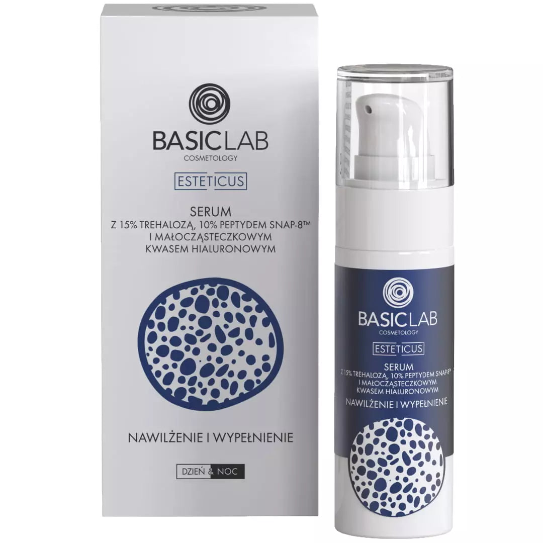 SERUM Z TREHALOZĄ 15% I 10% PEPTYDEM NAWILŻENIE I WYPEŁNIENIE