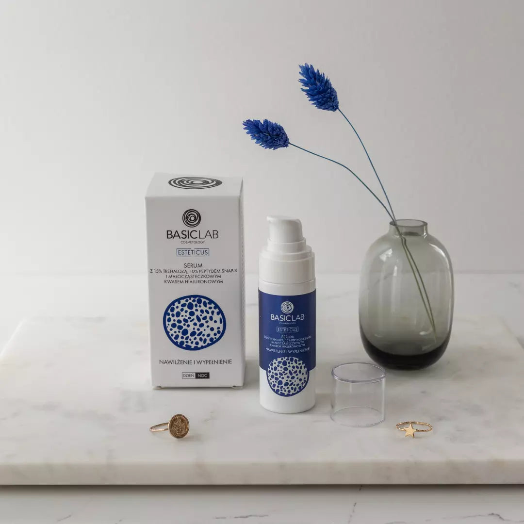 SERUM Z TREHALOZĄ 15% I 10% PEPTYDEM NAWILŻENIE I WYPEŁNIENIE
