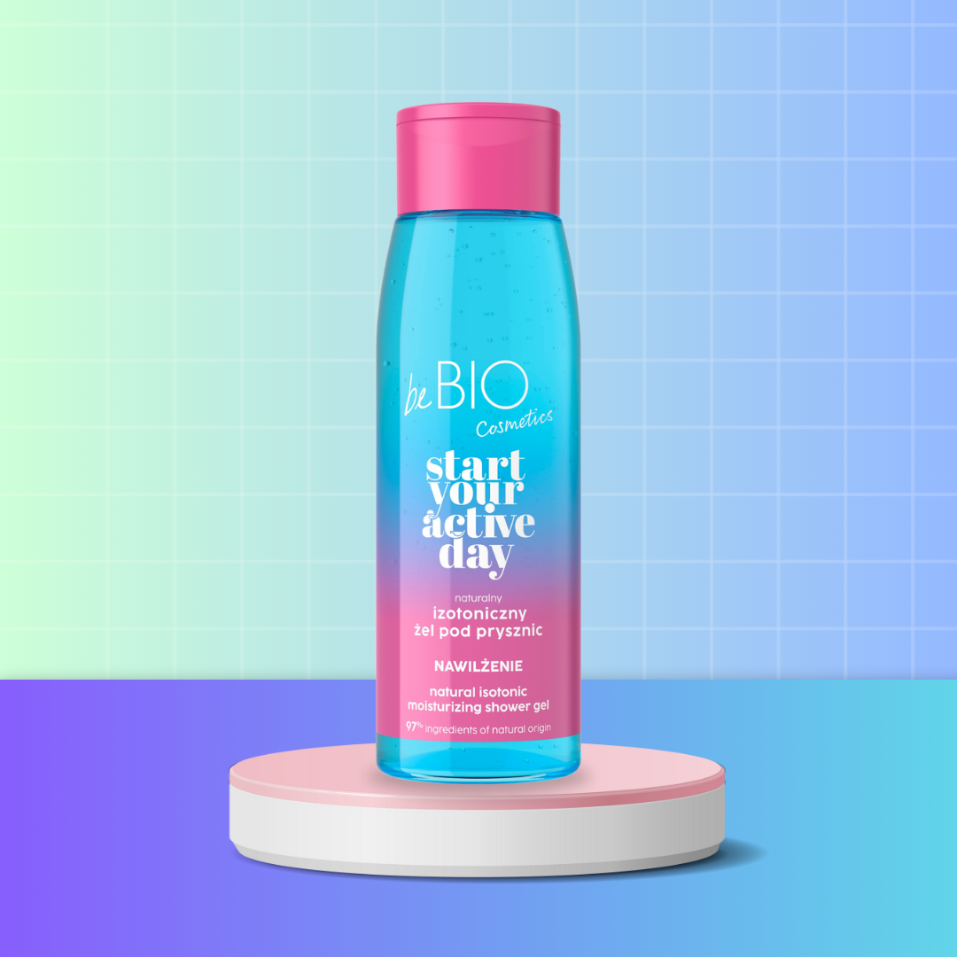 Naturalny izotoniczny żel pod prysznic Start Your Active Day NAWILŻENIE 400ml
